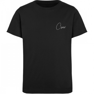 TSHIRT // CREW // KIDS // BLACK - Kinder Organic T-Shirt-16