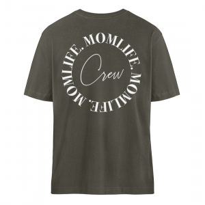 TSHIRT // CREW // MOM // BLACK - Fuser Relaxed Shirt ST/ST-7072
